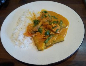 Coconut chicken curry